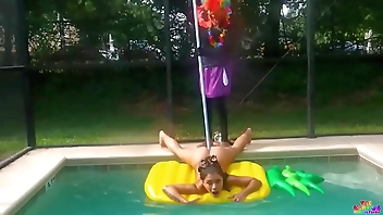 The pool had to be cleaned