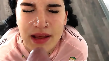 CUM IN MOUTH AND CUM ON FACE COMPILATION - CHAPTER 1