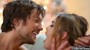 Busty broker rides her clients big cock