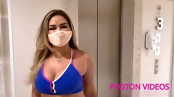 Fucking hot with the hot girl from the gym - Luna Oliveira