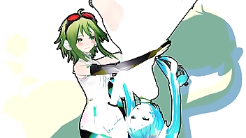 【GUMI＆MIKU　MMD】　Get me pregnant before I ovulate!　【VOCALOID】