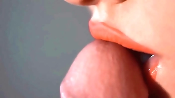Close up blowjob