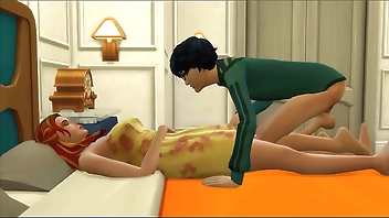 step Son Fucks Blonde Mom After They Had Dinner Together