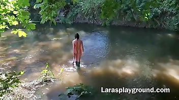 British MILF Getting Dirty in the Wilderness