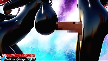 魔乳ホノルルの縦パイズリ①