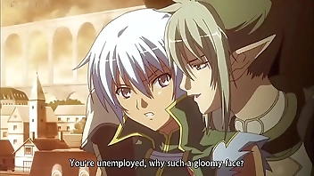 Echidna Rubs Irma’s Boob in Queen’s Blade (Sub)