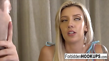 Sexy step-siblings fuck for the first time!