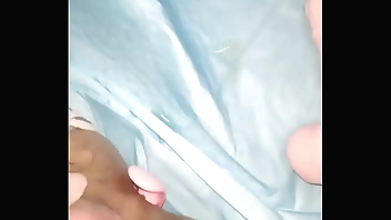 Chinese girl masturbates and squirts with holes filled