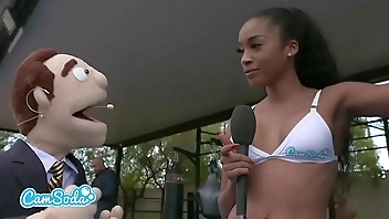 Lingerie wrestling with fitness and ig models with big ass and tits