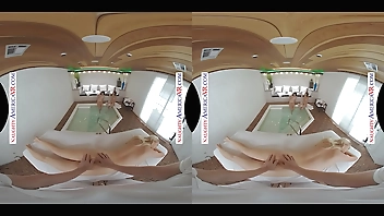 Naughty America - Spa day for Lily Glee, Macy Meadows, and Paisley Porter calls for full body massages and multiple orgasms!