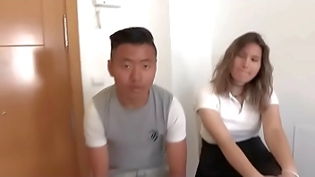 Alexia and her big dicked friend teach about sex to inexperienced teens