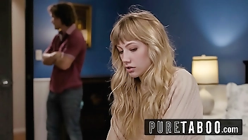 Blonde teen Ivy Wolfe's first time with Step-Cousin