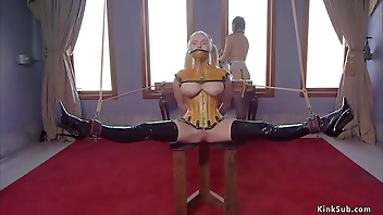 Master anal fucks newcomer and maid