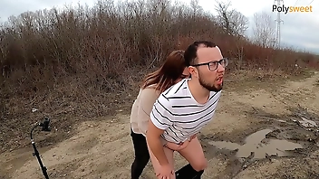 My bitch screamed loudly so she ate her cum) (pegging, femdom)