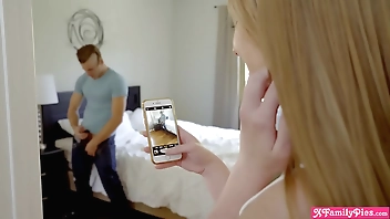 My teen stepsister Daisy Stone caught me sniffing panties