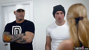 Team owners wife Sarah Vandella fucked by juiced up athlete