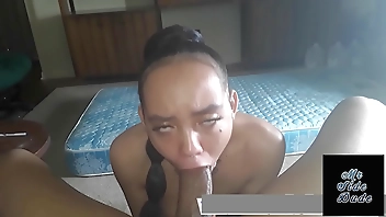 She wanted me to stay in last night so she slobbed me down