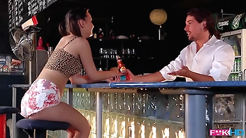 College cutie Anina Silk has her tight teen pussy fucked and swallows cum