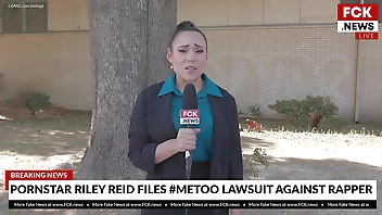 FCK News - Riley Reid And Gabbie Carter Having Fun On Porn Set