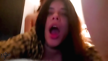 My step cousin lost the bet so she had to pay with pussy and let me record!