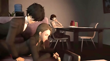 P5 sae nijima gets wildly fucked on the couch
