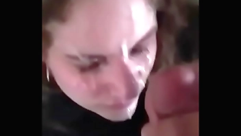 Huge Warm Messy Homemade Facial as Punishment