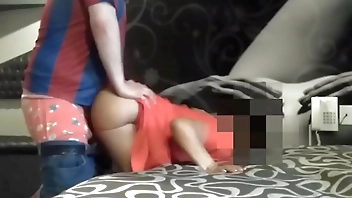 That Little Short Dress Goes Perfect With Cum On Her Ass