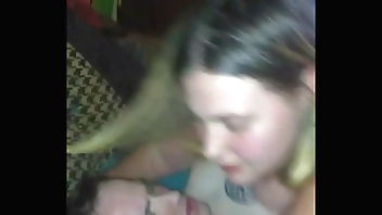 Wife humiliates cuckold while ridding dick part 3