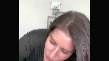 Sexy wife gives blowjob