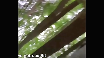 We get caught fucking in the forest oops