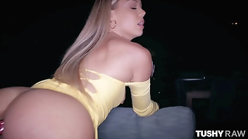 TUSHYRAW Hottie Avery is hungry for some deep anal action
