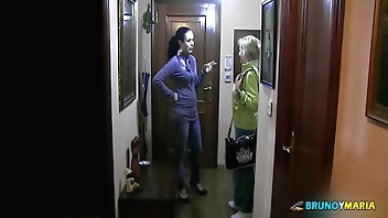Maria and Her Friend: Lock the Supermarket Delivery Man. Fuck you bastard !!
