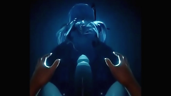 AI Girl-Slime girl doggystyle