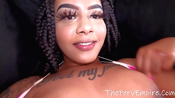 Big booty Kallyyxo Gets Her first creampie by BBC