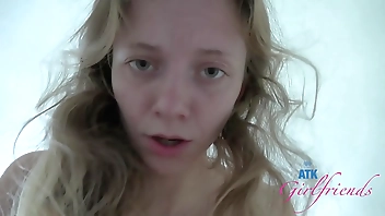 Morning sex with girl next door in hotel room (Riley Star) creampie and more filmed POV