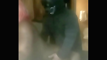 Midget fucks black girl real hard in hotel