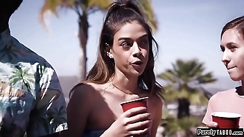 Nerdy girl Paige Owens fucked by friends stepdad