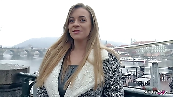 GERMAN SCOUT - BIG NATURAL TITS TEEN JOSEPHINE FUCK AT REAL PICKUP CASTING FOR CASH