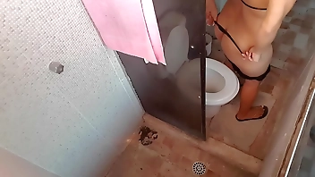 I put my cell phone recording hidden in my step aunt's bathroom and she found out and me up