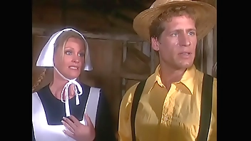 Prudish and technologically impaired Amish daughters found camcoder with tape where young blonde Melissa West had been shot in dirty movie