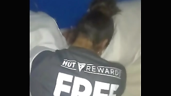 Fat hairy neighbor fills mixed Desi teen up doggystyle with his seed while is working