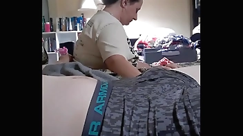 Wife caught on cam