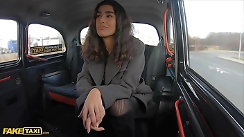 Fake Taxi Asian babe gets her tights ripped and pussy fucked by Italian cabbie