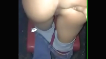 giving ass in the bathroom