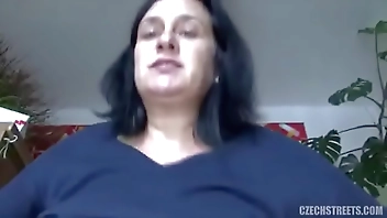 Busty mature gets fucked for money