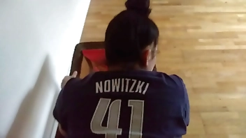 Quick doggy with latina