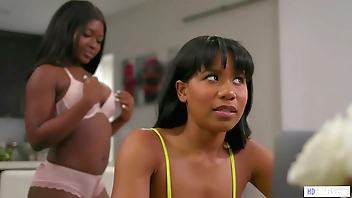 Black Stepsisters Jenna Foxx and Noemie Bilas