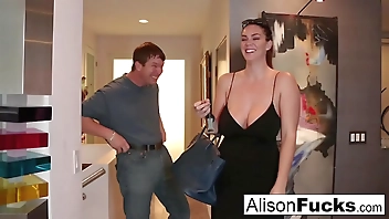 Busty Alison Tyler meets her Catfish then fucks his friend!