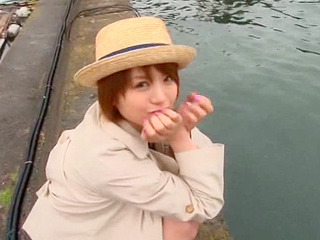 Fucking a slutty Rika in a virtual date