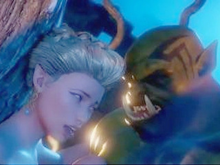 Japanese Cartoon Creature Ravishing Hot Chick with Sexually Charged Act